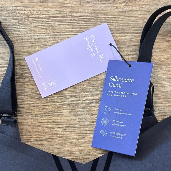 Honeylove Black Silhouette Cami Shapewear Women's Size 1X NWT - Picture 3 of 9